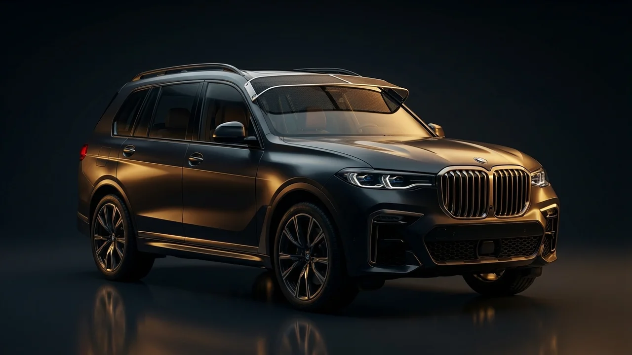 BMW X7 Car Windscreen Sunvisor - 1