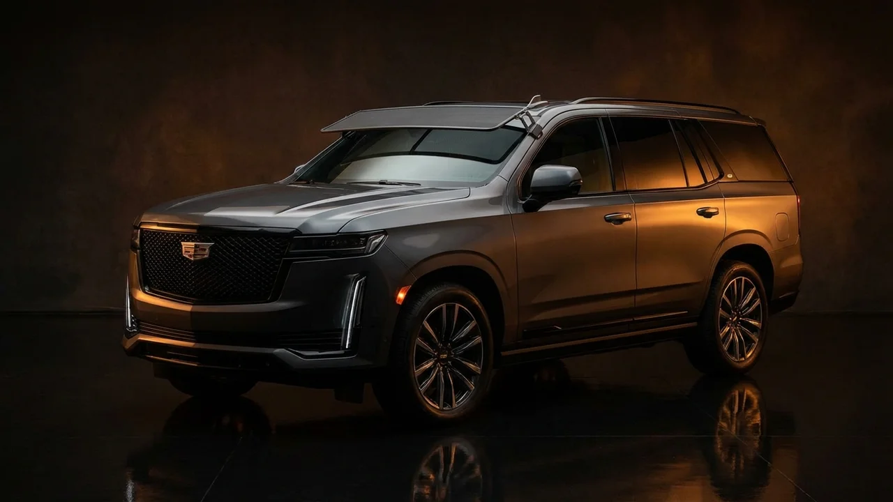 Cadillac ESCALADE IQ Car Windscreen Sunvisor - 1