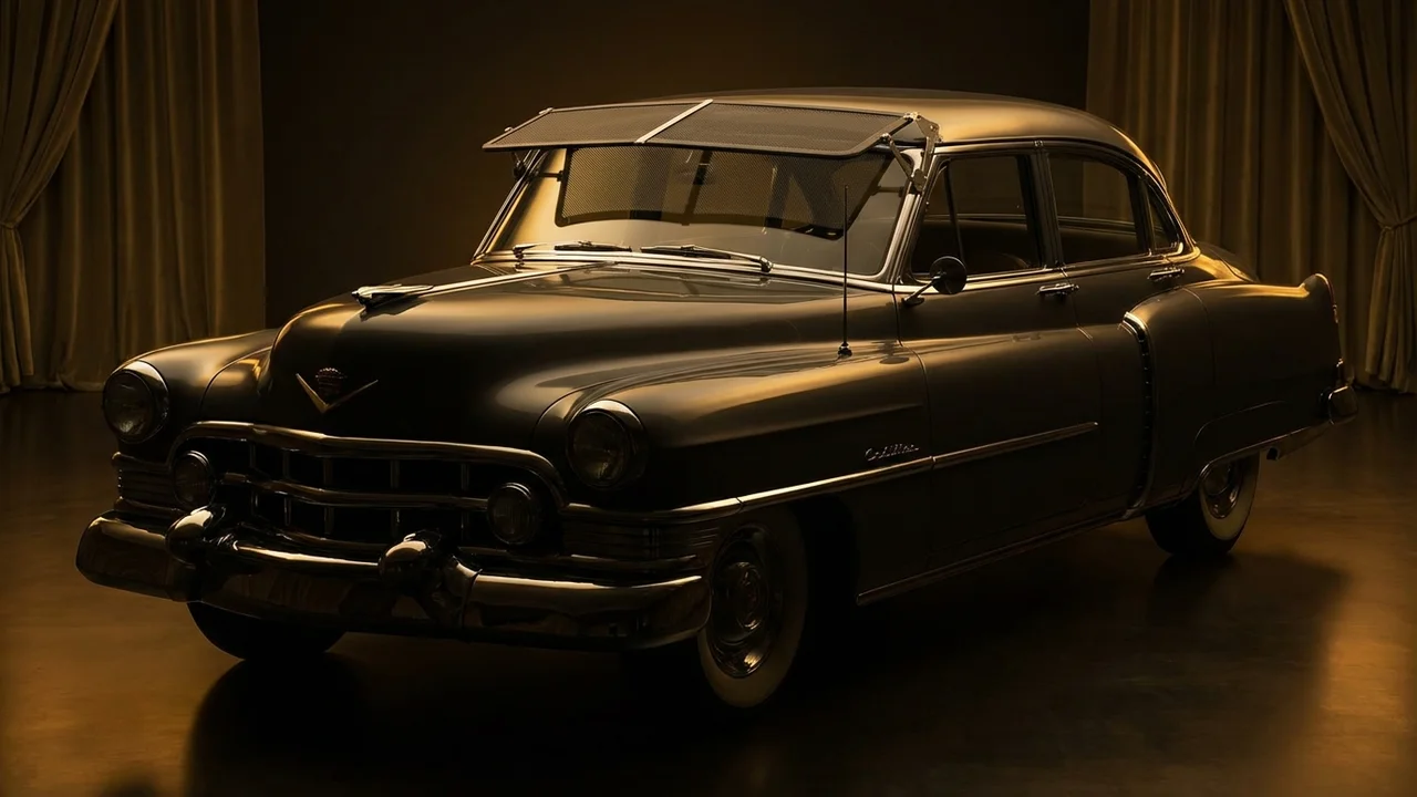 Cadillac Series 60 Fleetwood Car Windscreen Sunvisor - 1