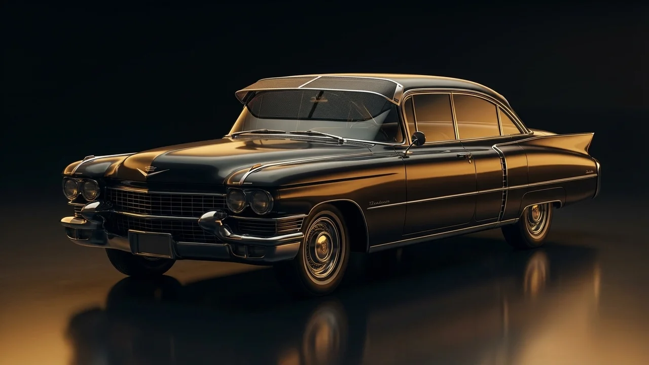 Cadillac Series 70 Fleetwood Eldorado Car Windscreen Sunvisor - 1