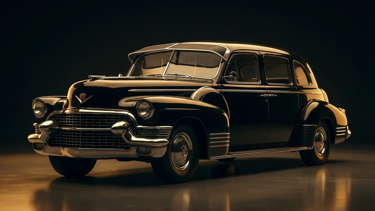 Cadillac Series 75 Fleetwood Car Windscreen Sunvisor - 1