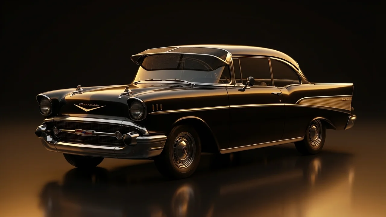 Chevrolet Bel Air Car Windscreen Sunvisor - 1