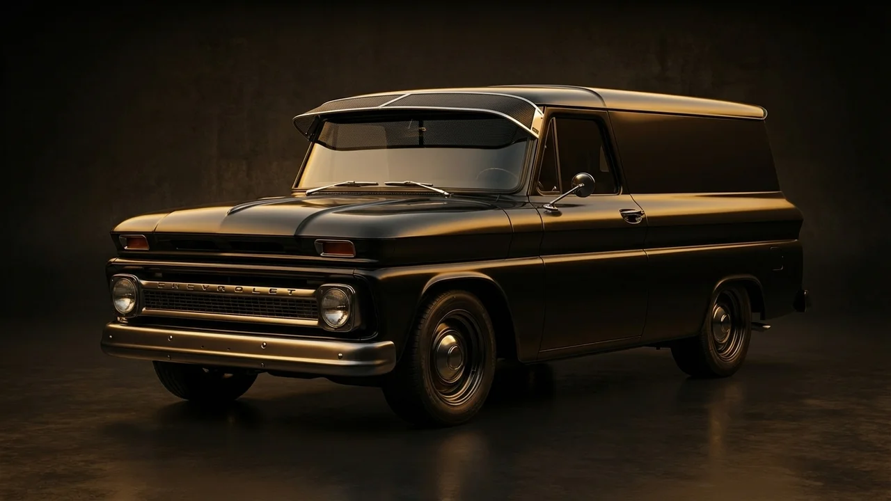 Chevrolet C10 Panel Car Windscreen Sunvisor - 1