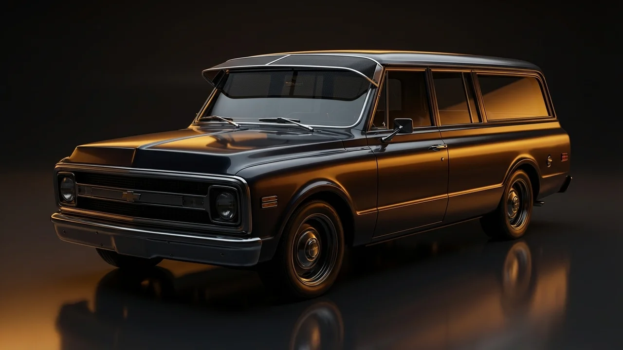 Chevrolet C10 Suburban Car Windscreen Sunvisor - 1