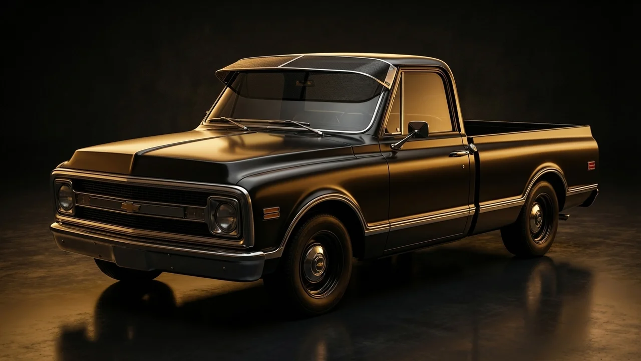 Chevrolet C20 Pickup Car Windscreen Sunvisor - 1