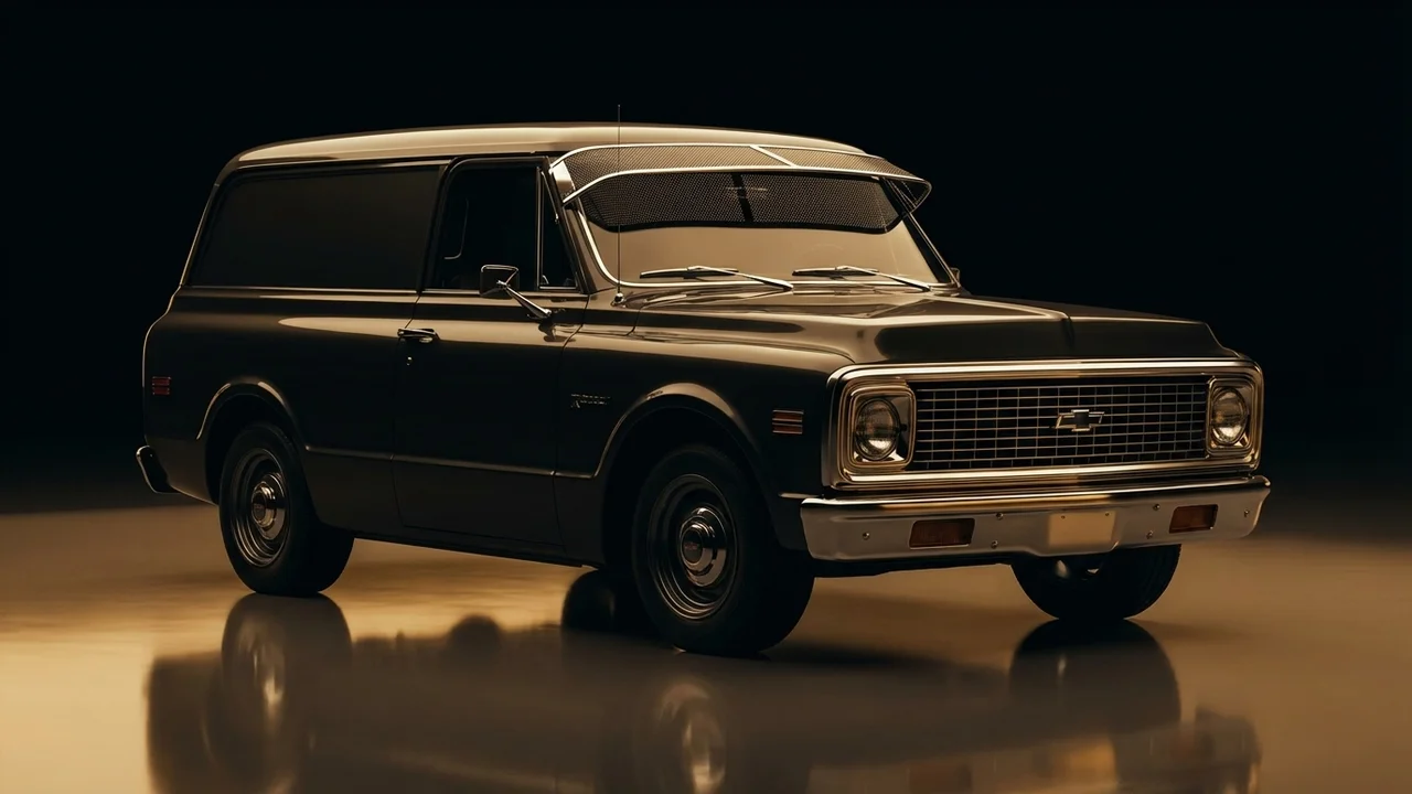 Chevrolet K20 Panel Car Windscreen Sunvisor - 1