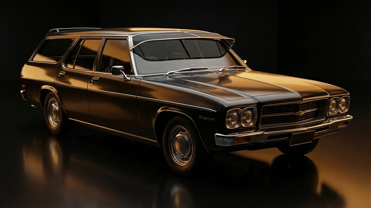 Chevrolet Kingswood Car Windscreen Sunvisor - 1