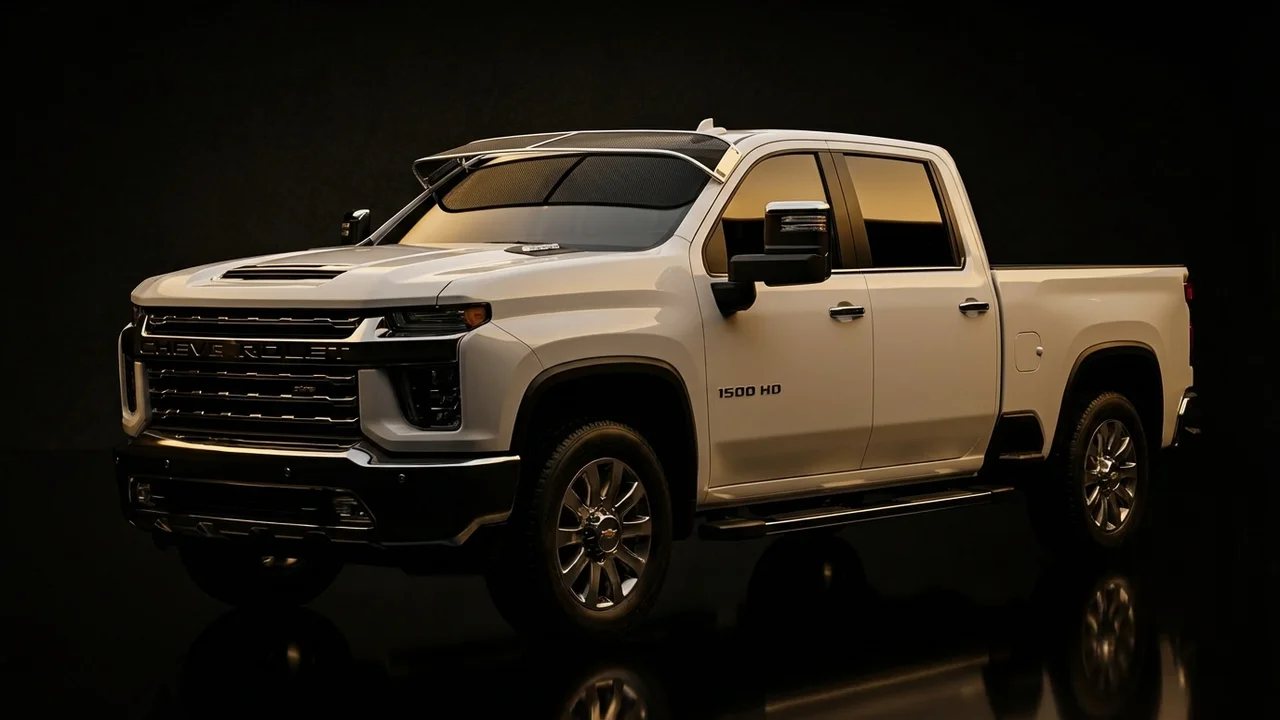 Chevrolet Silverado 1500 HD Car Windscreen Sunvisor - 1