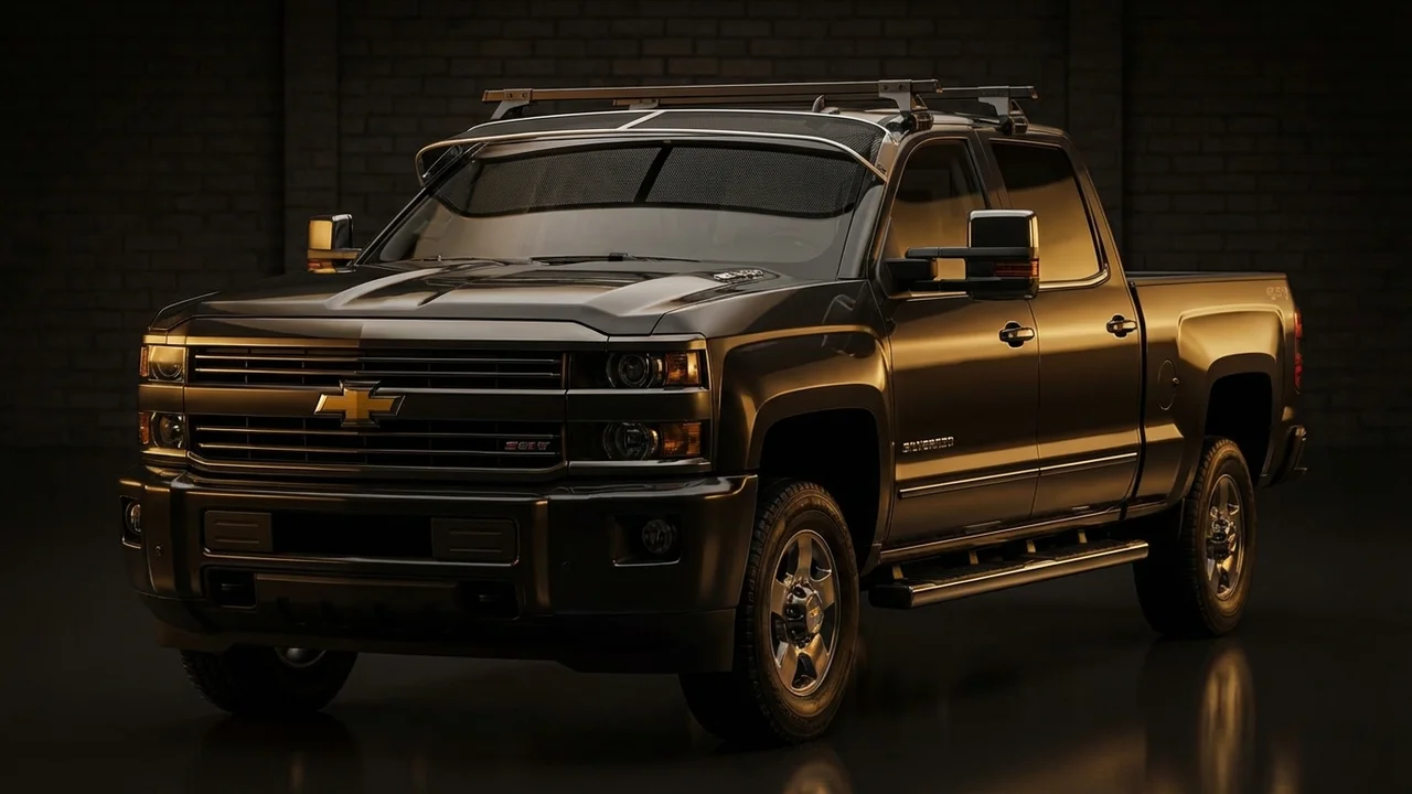 Chevrolet Silverado 3500 HD Car Windscreen Sunvisor - 1