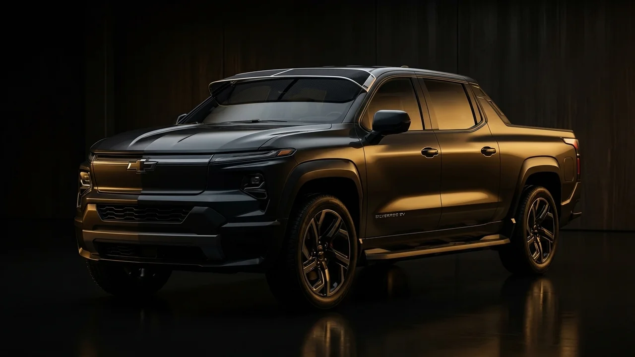 Chevrolet Silverado EV Car Windscreen Sunvisor - 1