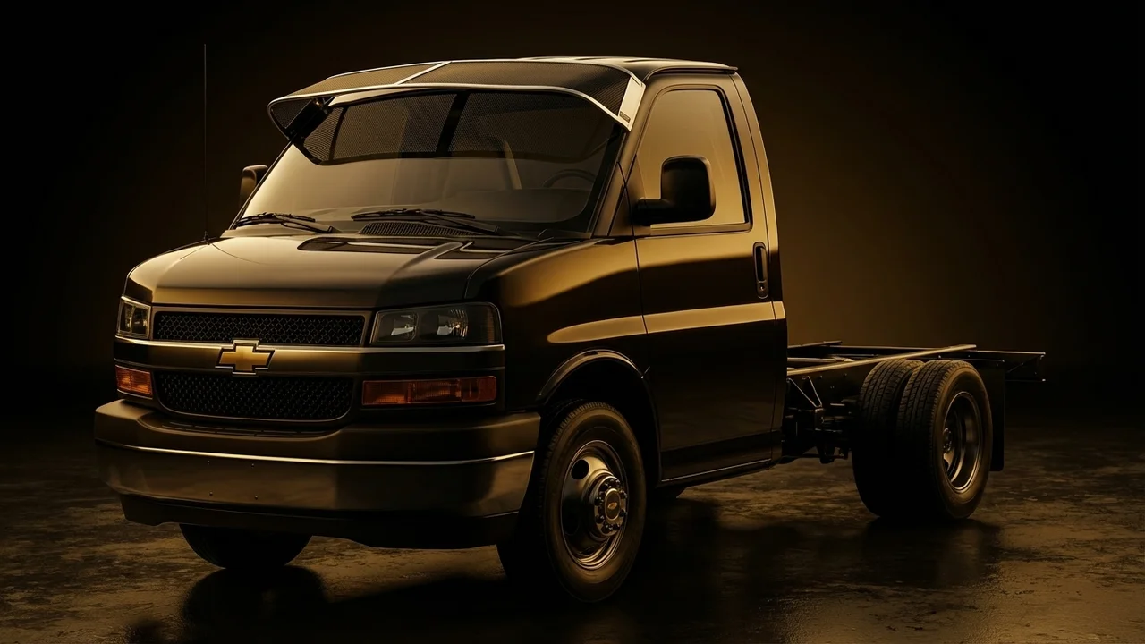 Chevrolet W3500 Tiltmaster Car Windscreen Sunvisor - 1