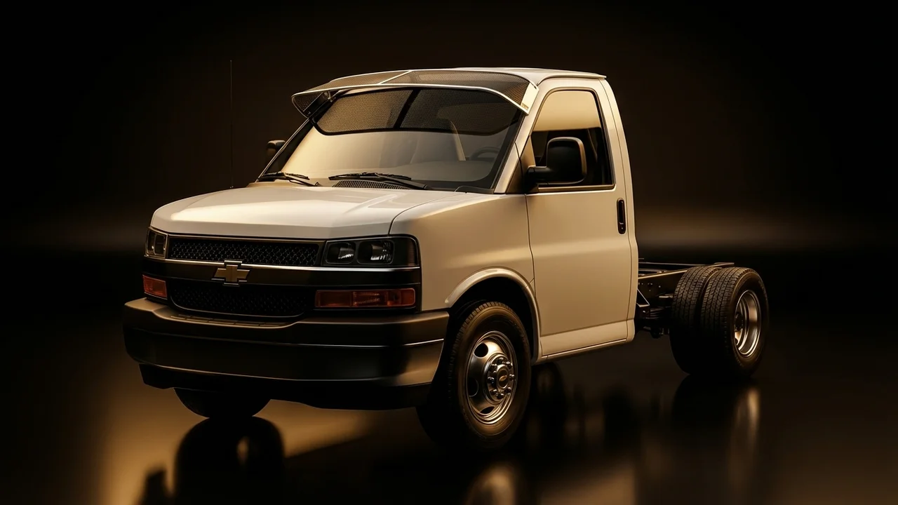 Chevrolet W4500 Tiltmaster Car Windscreen Sunvisor - 1