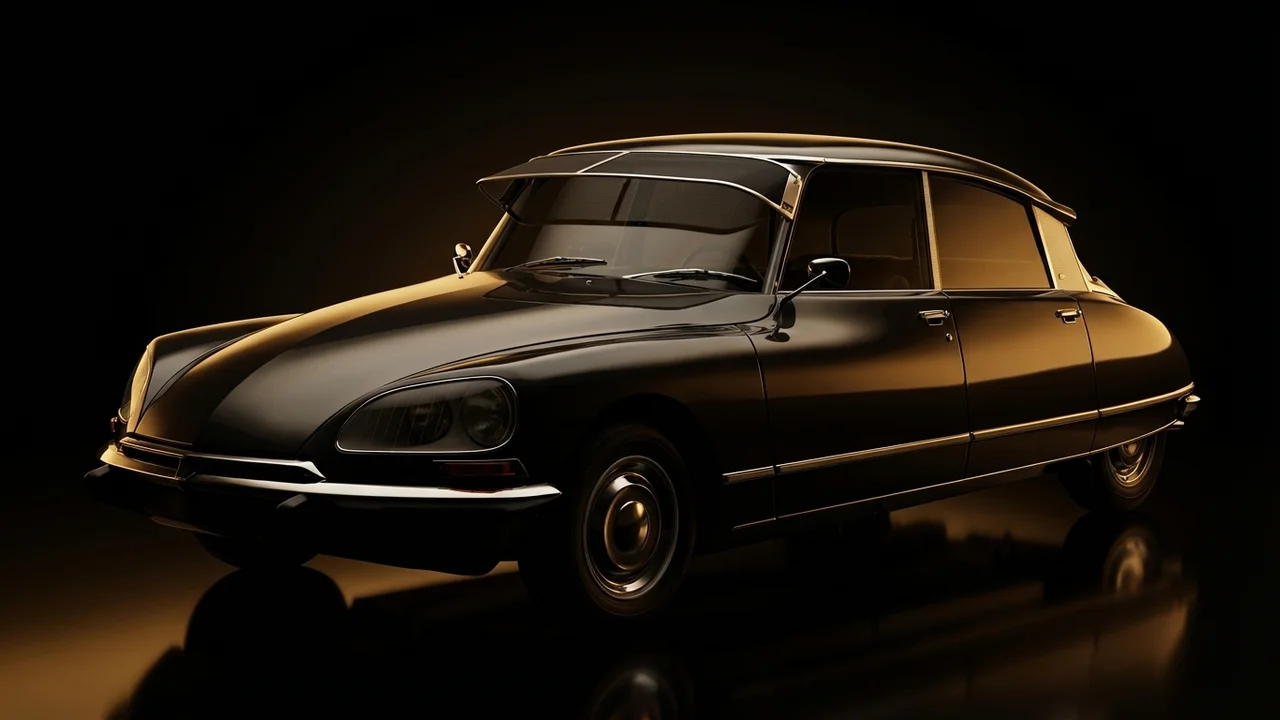 Citroen D Special Car Windscreen Sunvisor - 1