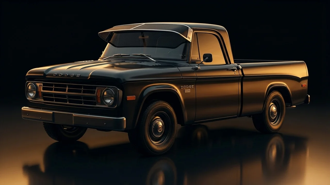 Dodge D300 Pickup Car Windscreen Sunvisor - 1