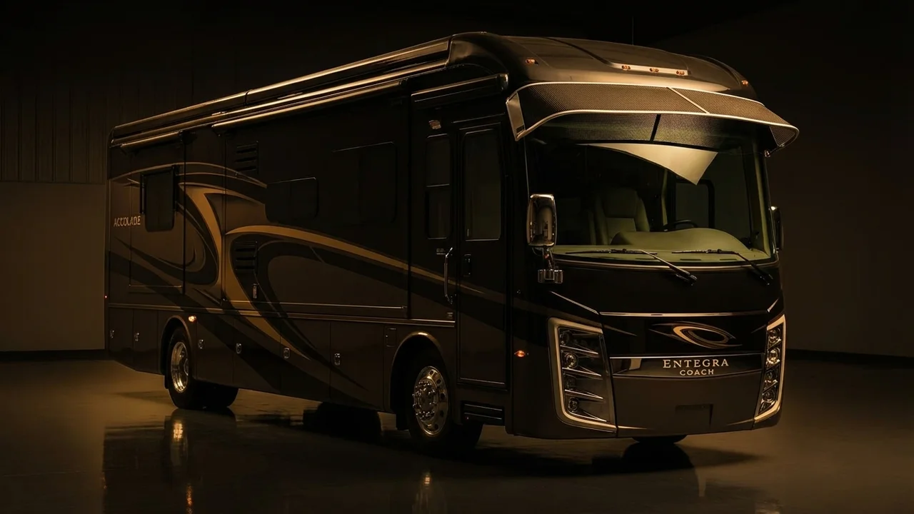 Entegra Coach Accolade Car Windscreen Sunvisor - 1