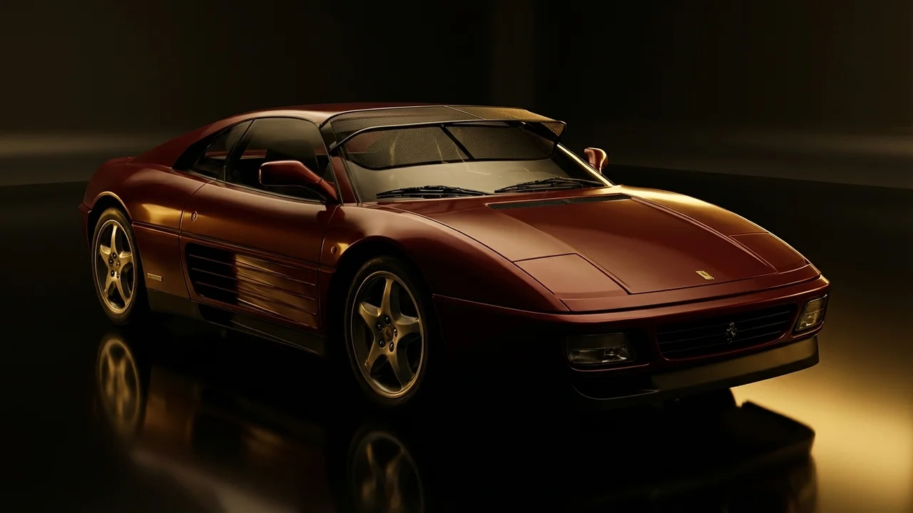 Ferrari 348 GTB Car Windscreen Sunvisor - 1