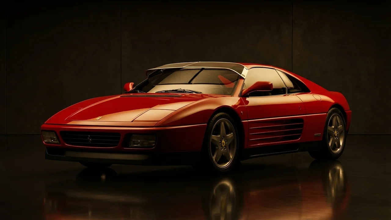 Ferrari 348 GTS Car Windscreen Sunvisor - 1