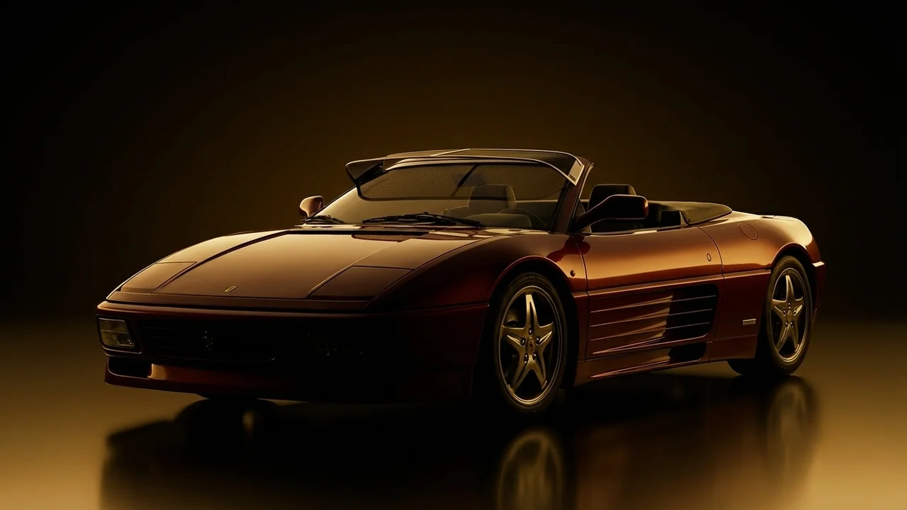 Ferrari 348 Spider Car Windscreen Sunvisor - 1