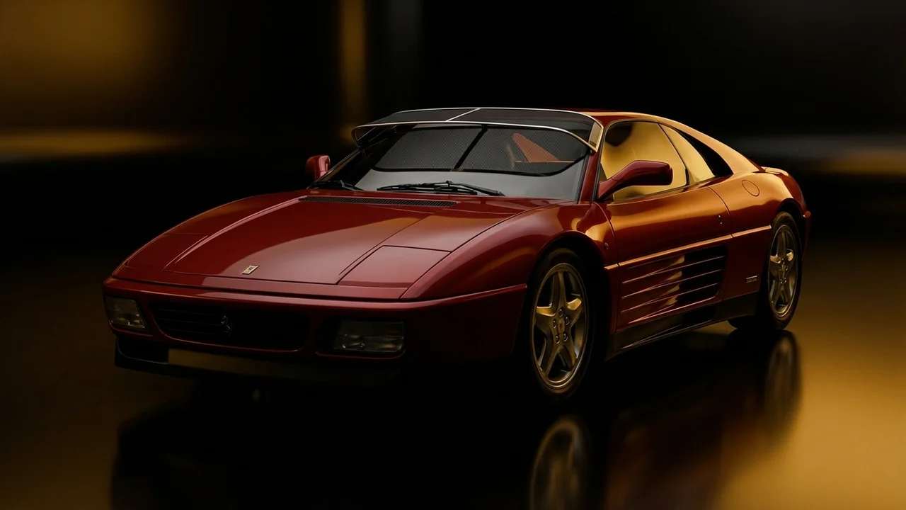 Ferrari 348 TB Car Windscreen Sunvisor - 1