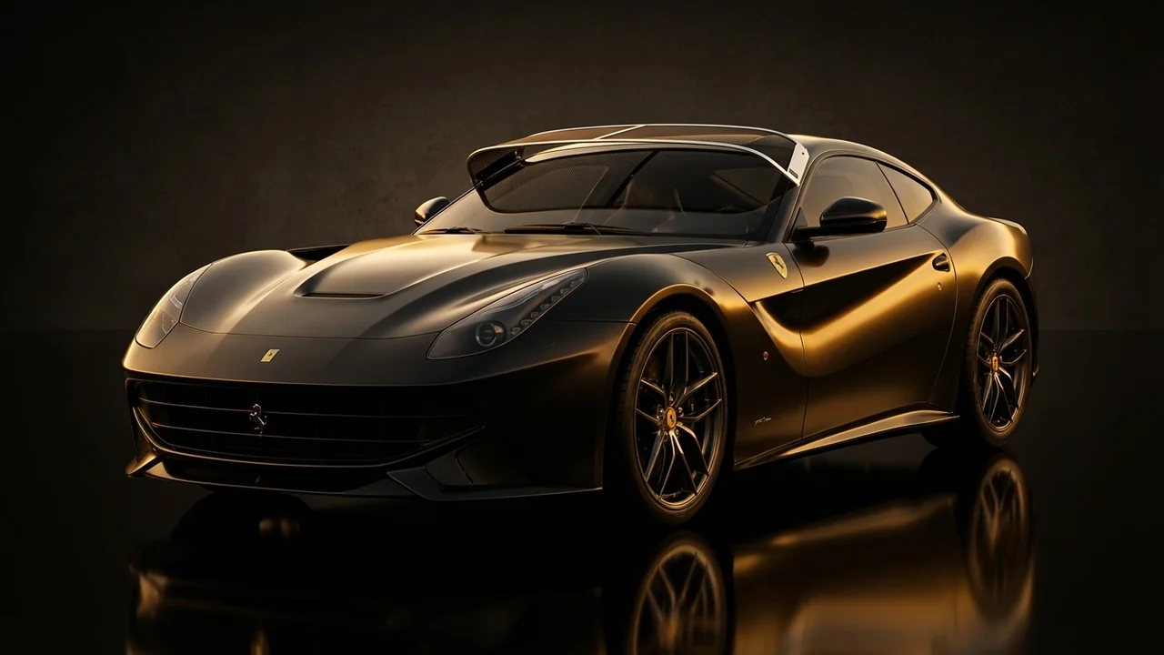 Ferrari F12tdf Car Windscreen Sunvisor - 1