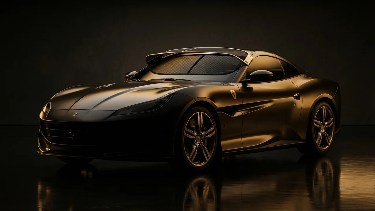 Ferrari Portofino Car Windscreen Sunvisor - 1