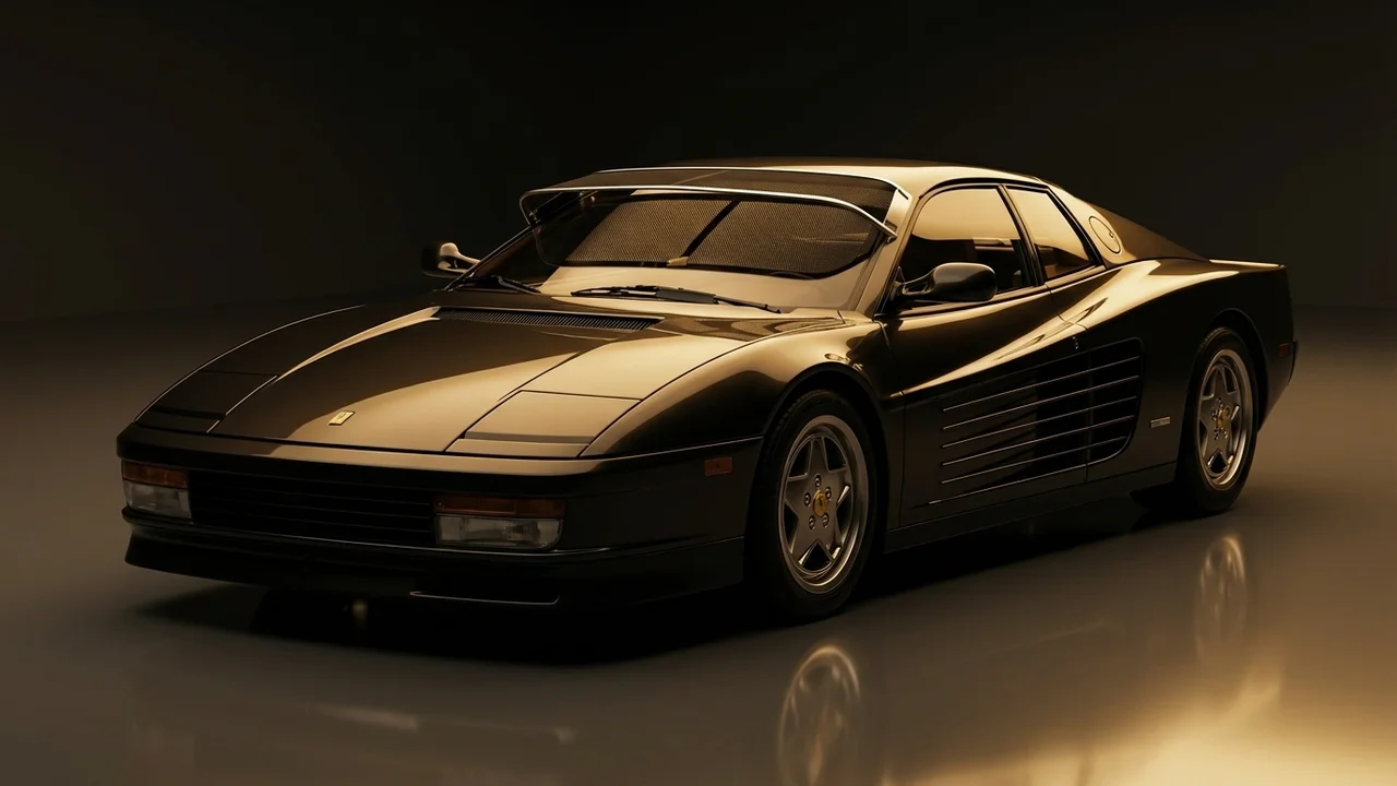 Ferrari Testarossa Car Windscreen Sunvisor - 1