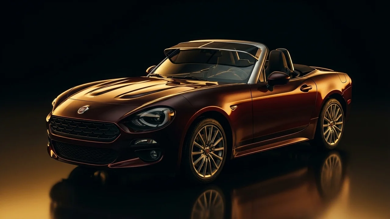 Fiat 124 Spider Car Windscreen Sunvisor - 1