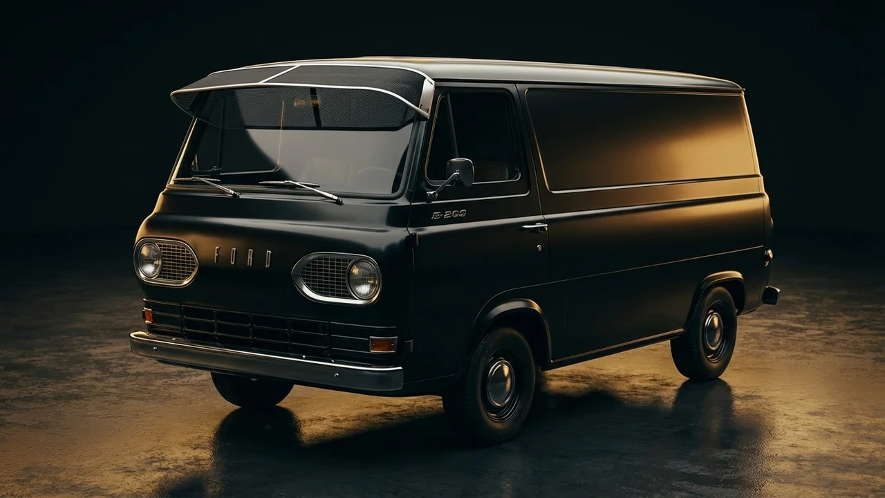 Ford B-200 Panel Car Windscreen Sunvisor - 1