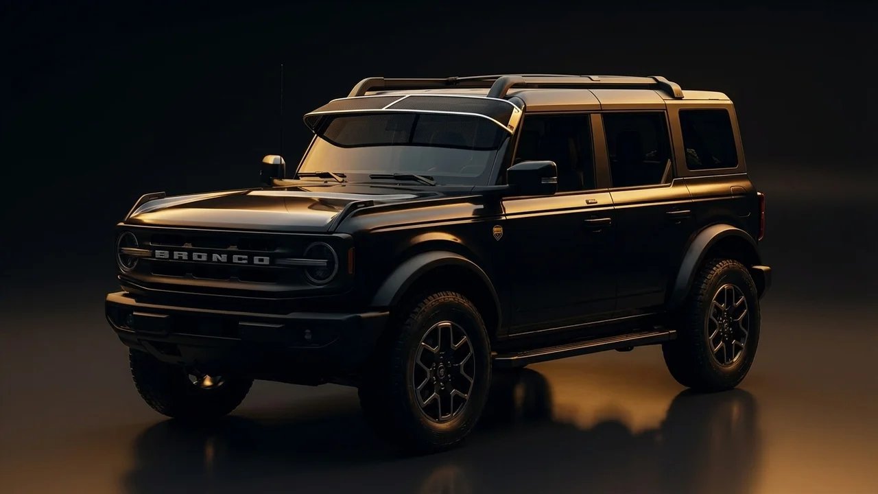 Ford Bronco Car Windscreen Sunvisor - 1