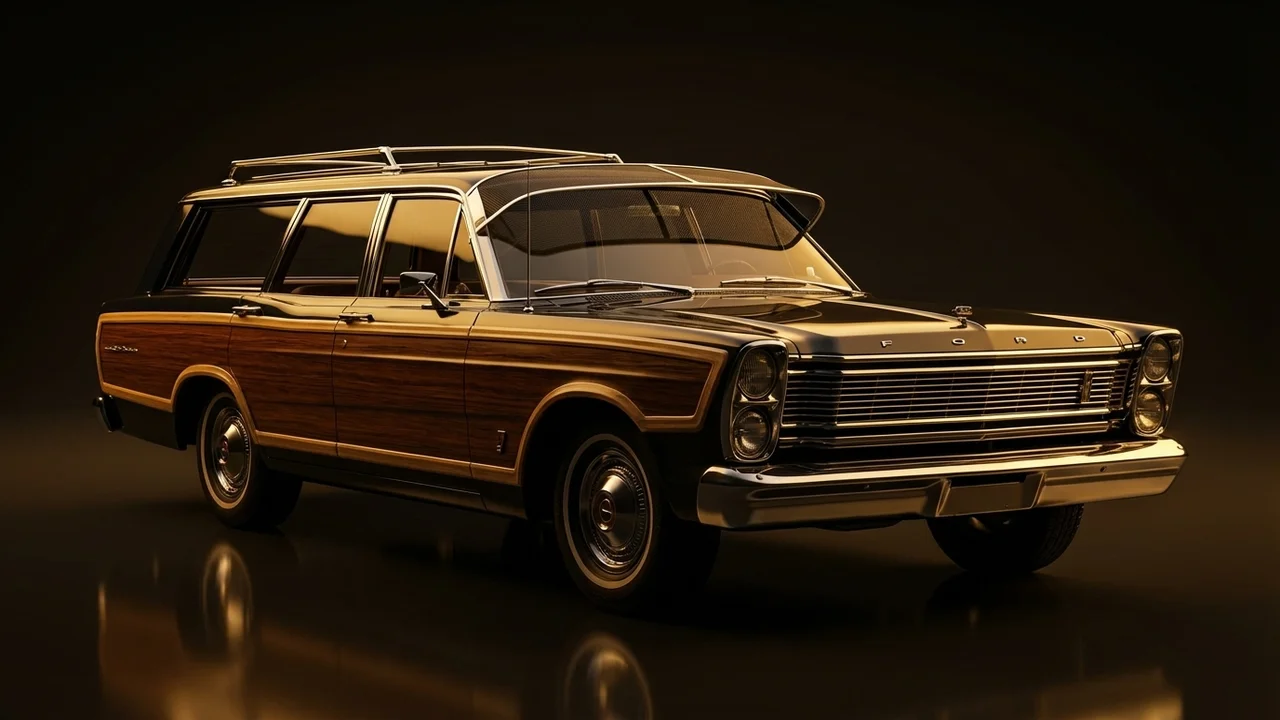 Ford Country Squire Car Windscreen Sunvisor - 1