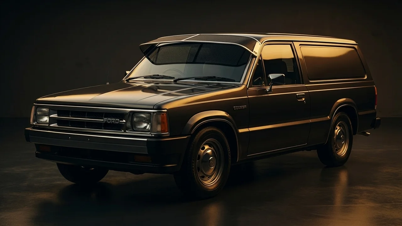 Ford Courier Sedan Delivery Car Windscreen Sunvisor - 1