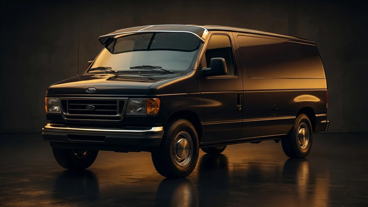 Ford E-150 Econoline Club Wagon Car Windscreen Sunvisor - 1