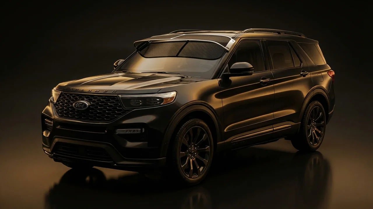 Ford Explorer Sport Car Windscreen Sunvisor - 1