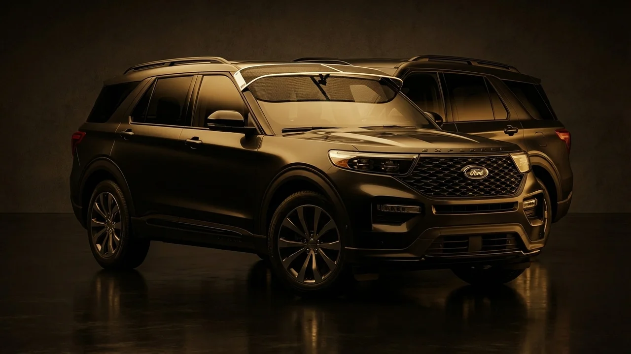 Ford Explorer Car Windscreen Sunvisor - 1