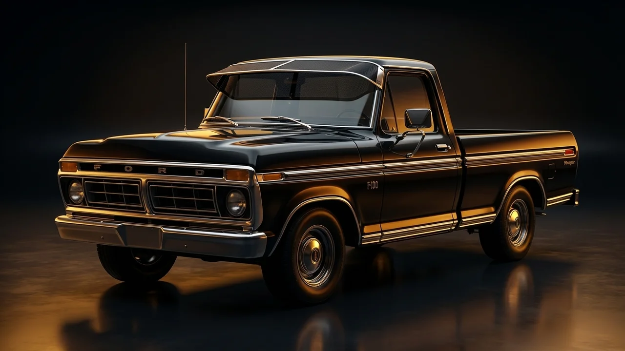 Ford F-100 Ranger Car Windscreen Sunvisor - 1