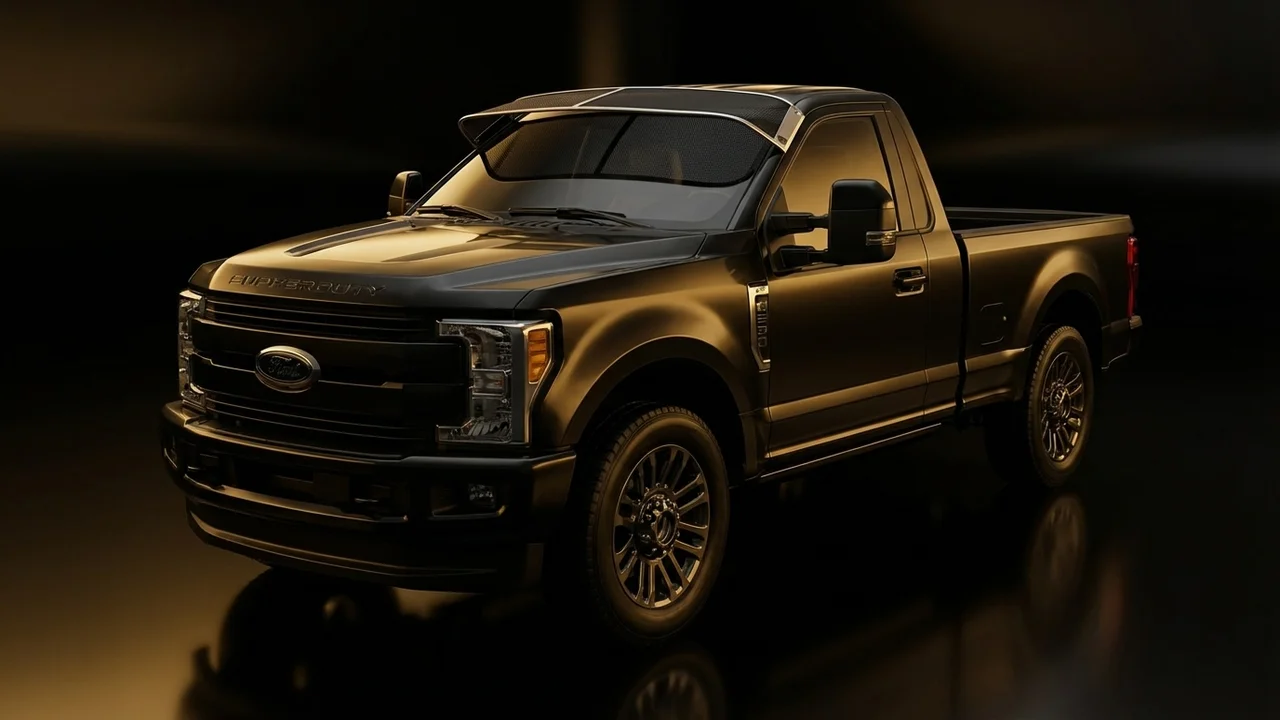 Ford F-800 LPO Car Windscreen Sunvisor - 1