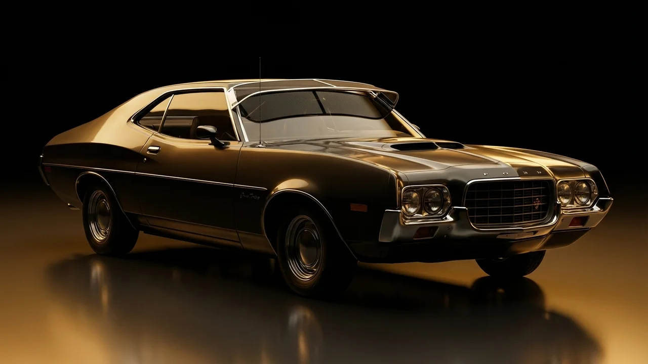 Ford Gran Torino Car Windscreen Sunvisor - 1