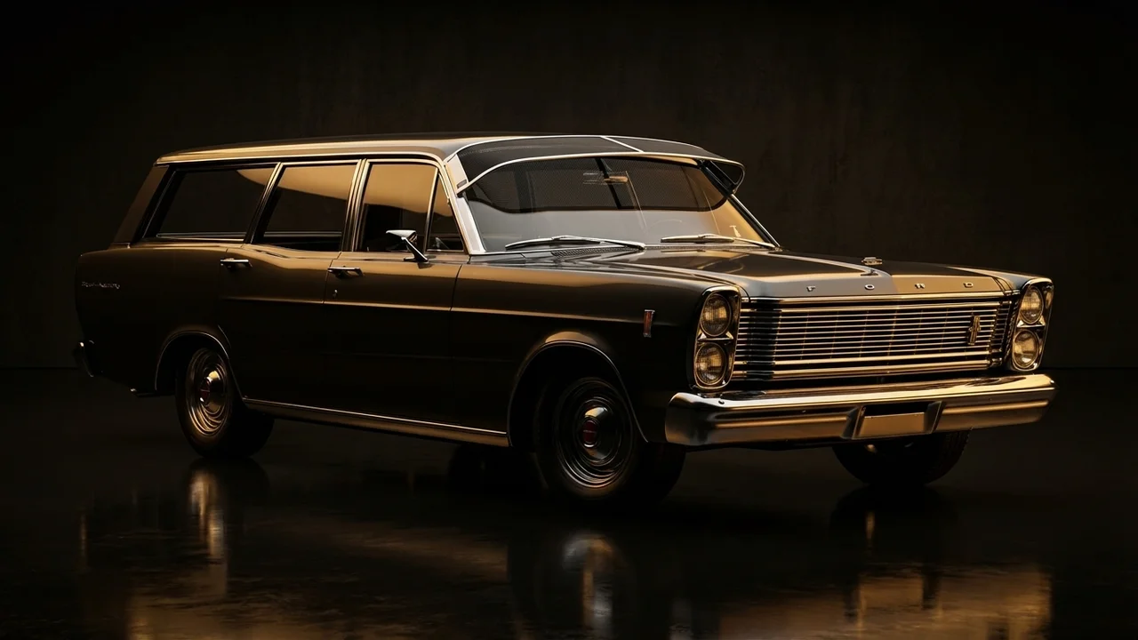 Ford Ranch Wagon Car Windscreen Sunvisor - 1