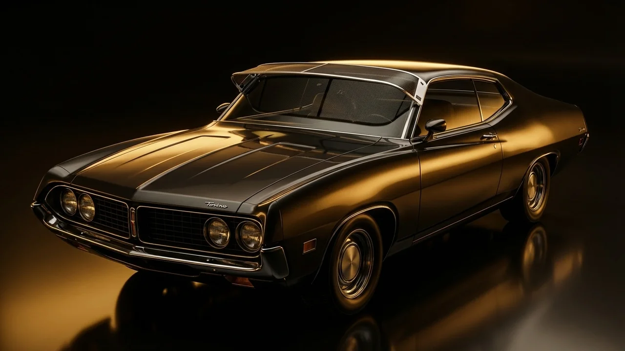 Ford Torino Car Windscreen Sunvisor - 1