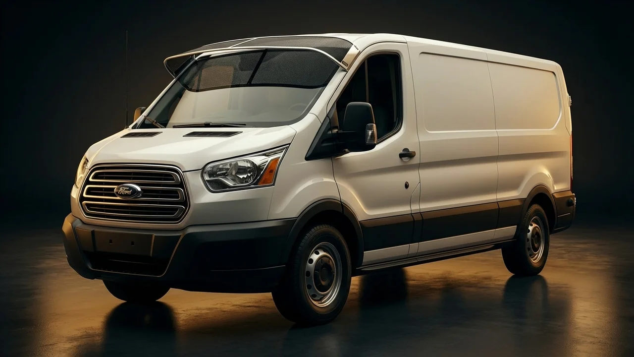 Ford Transit-350 HD Car Windscreen Sunvisor - 1