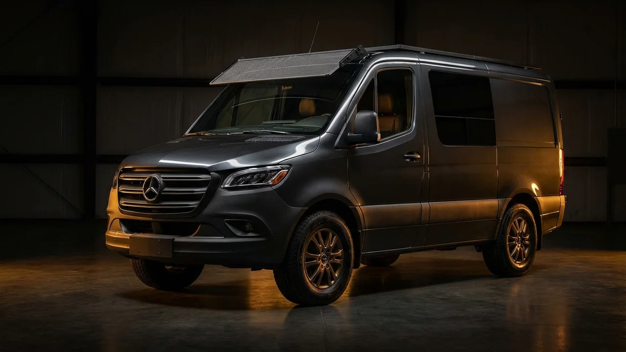 Freightliner XC Modular Rail Car Windscreen Sunvisor - 1