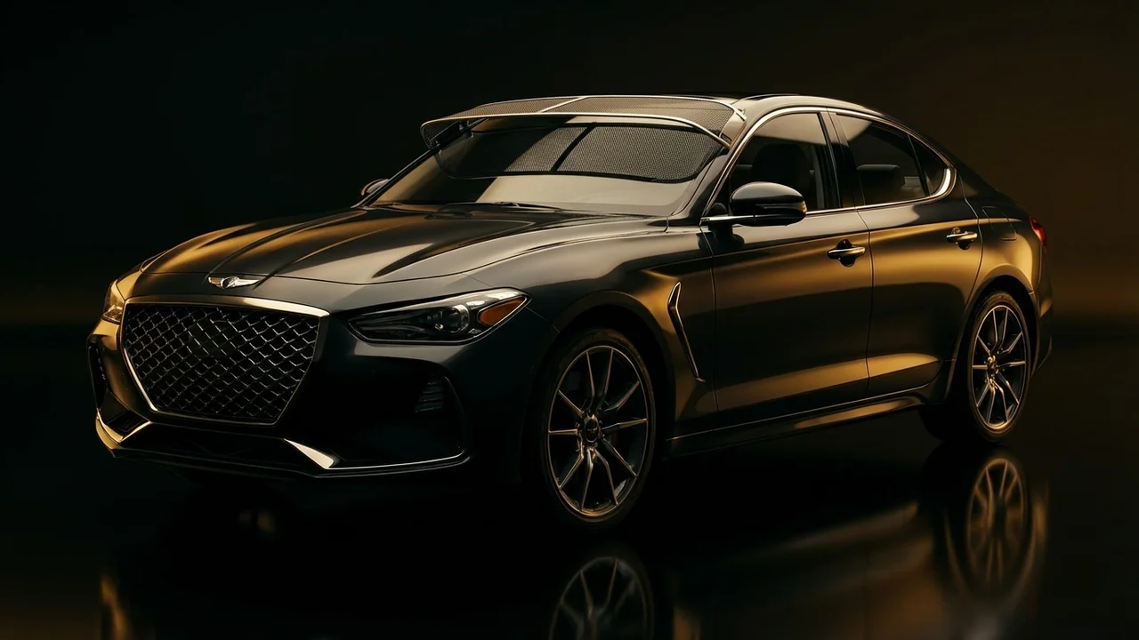 Genesis G70 Car Windscreen Sunvisor - 1