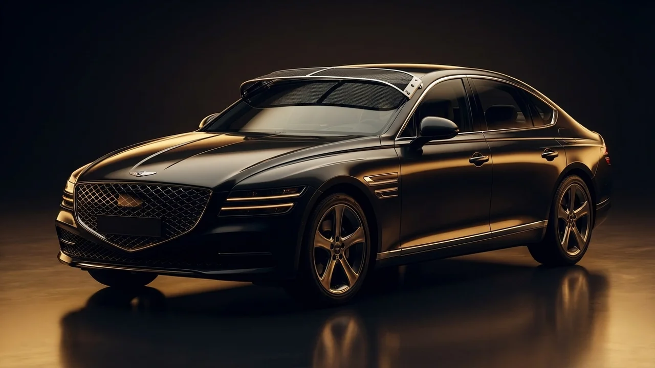 Genesis G80 Car Windscreen Sunvisor - 1