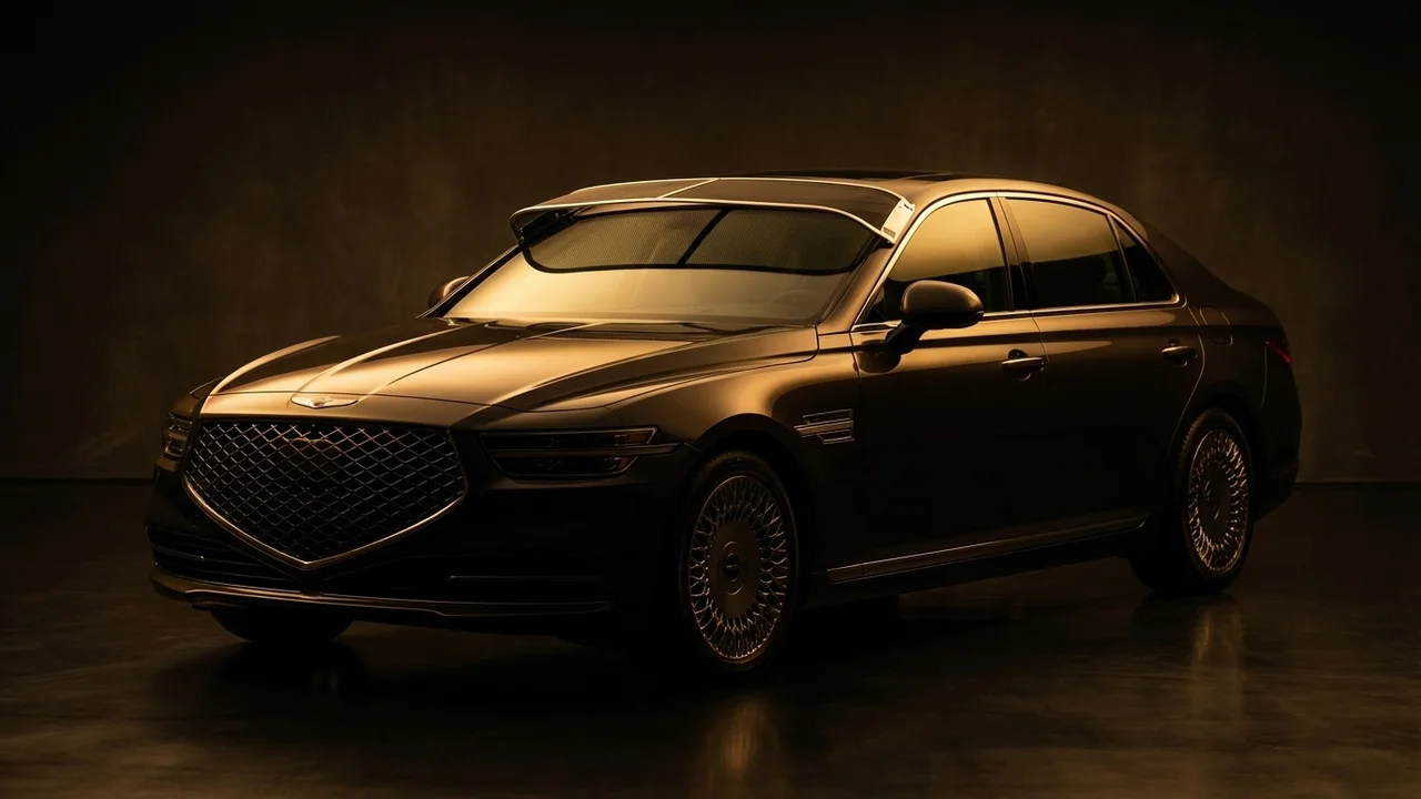 Genesis G90 Car Windscreen Sunvisor - 1