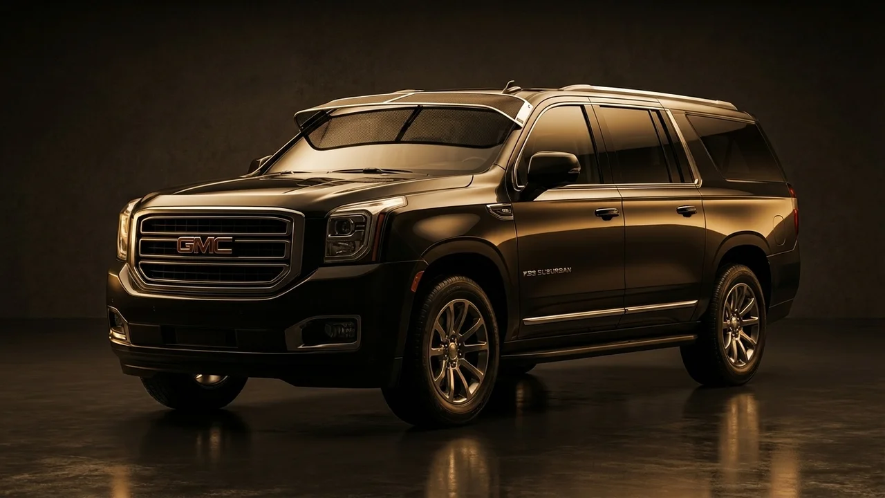 GMC K25 Suburban Car Windscreen Sunvisor - 1