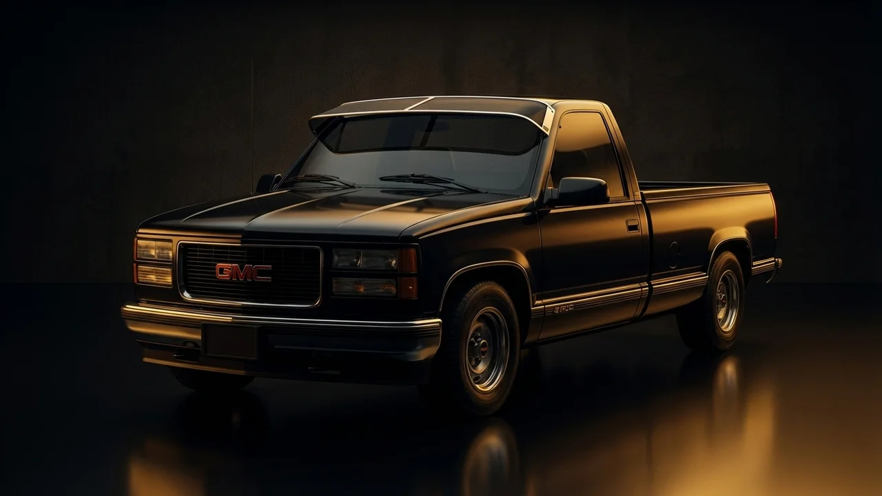 GMC R1500 Car Windscreen Sunvisor - 1