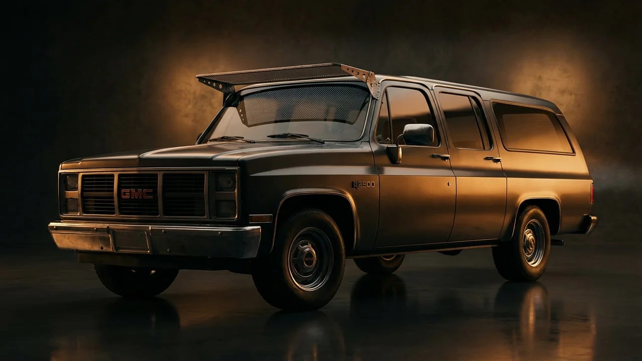 GMC R2500 Suburban Car Windscreen Sunvisor - 1