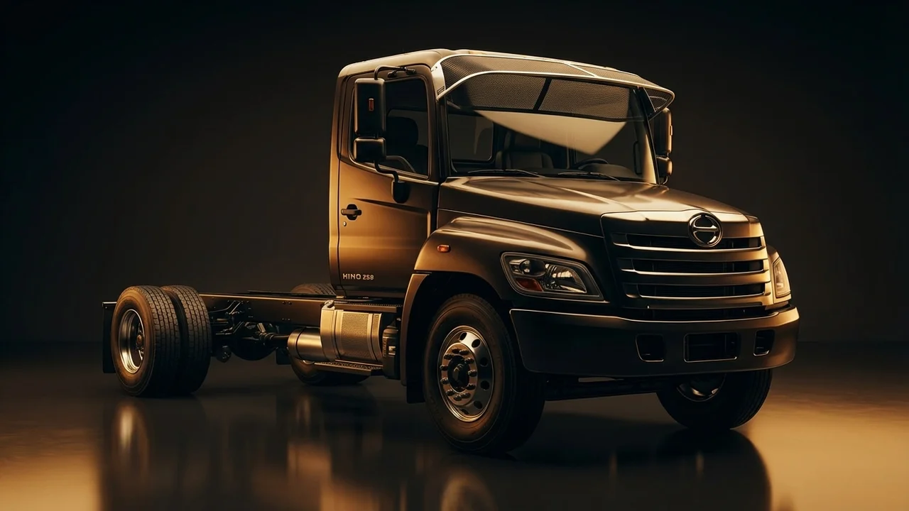 Hino 258ALP Car Windscreen Sunvisor - 1