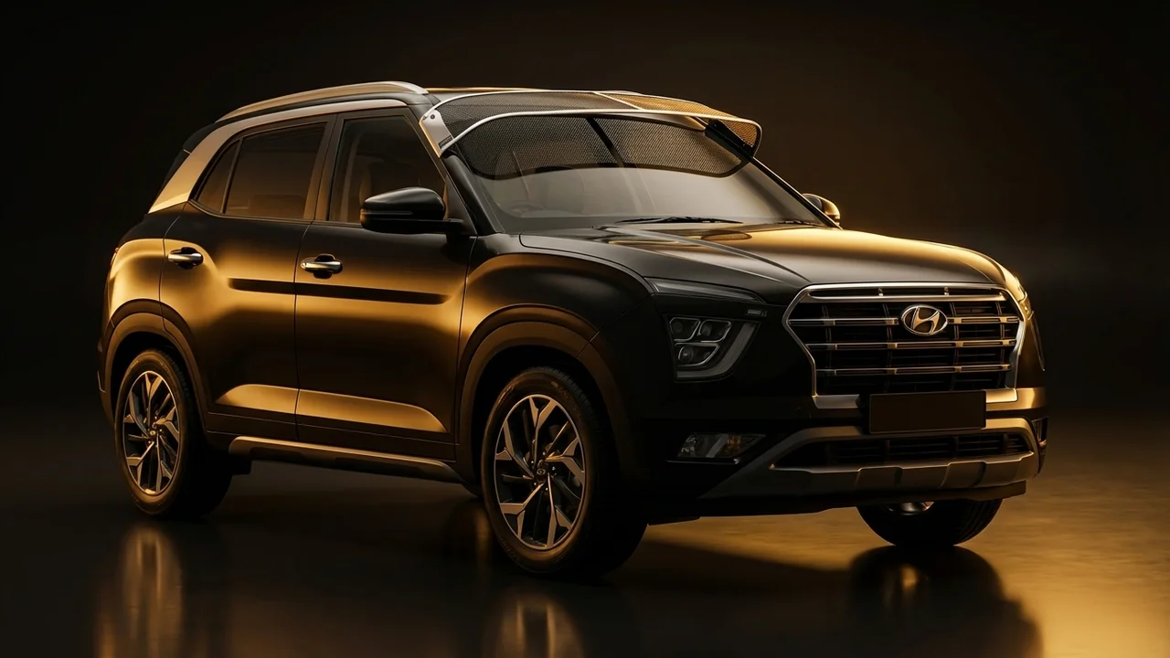 Hyundai Creta Car Windscreen Sunvisor - 1