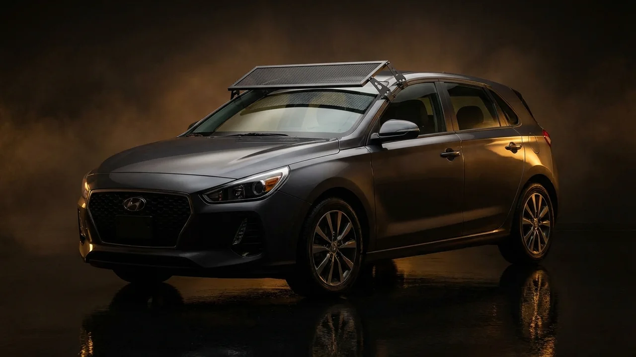 Hyundai Elantra GT Car Windscreen Sunvisor - 1